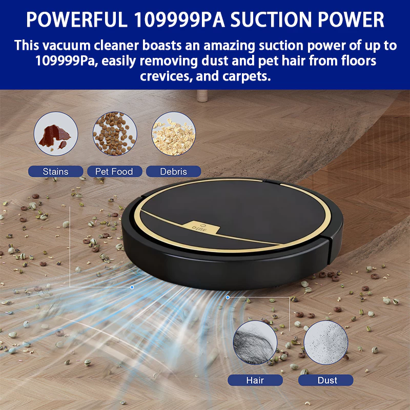 robot vacuum rumah dengan fungsi mop dan suction kuat